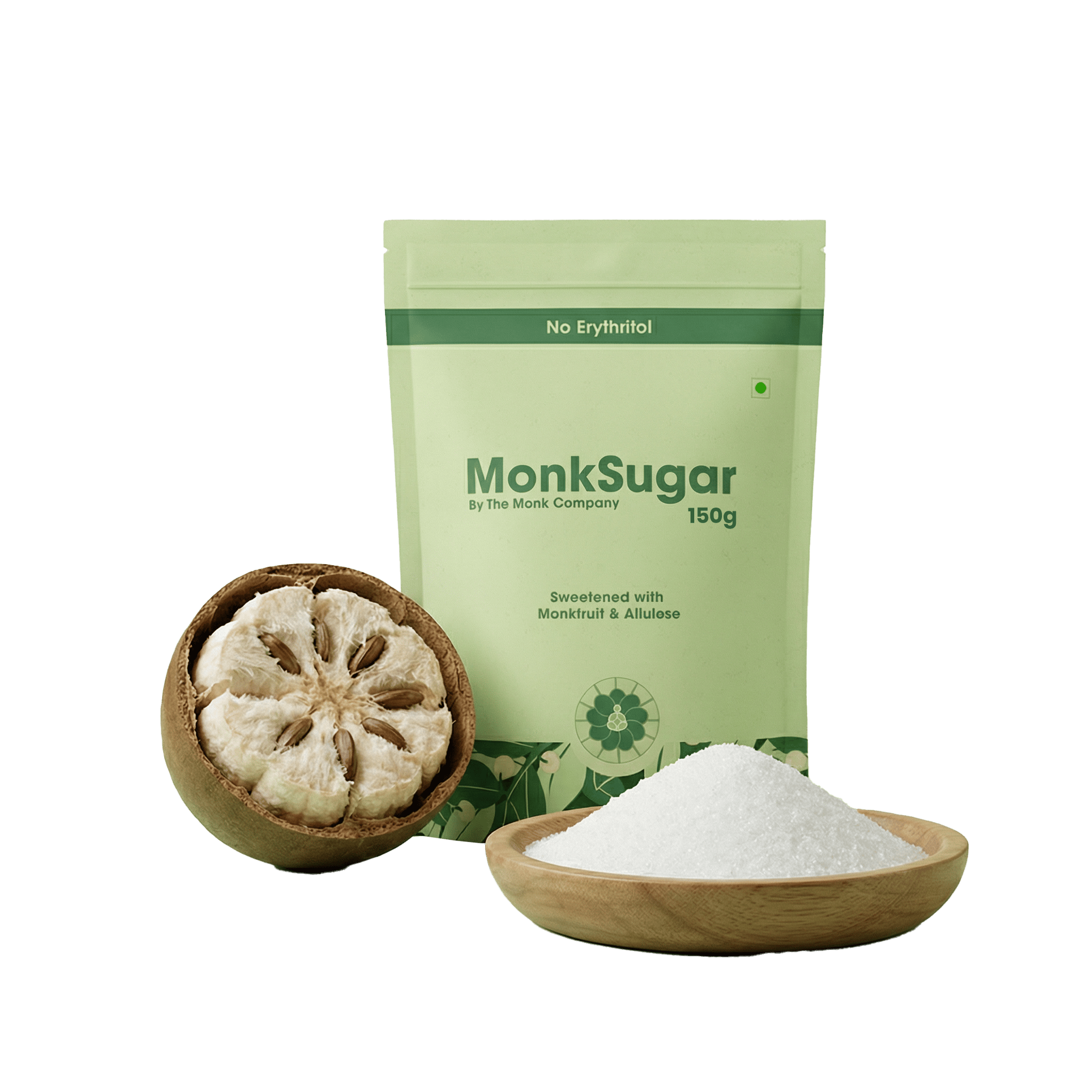MonkSugar । Starter Pack । 1:1 Sweetener । 150 gms thumbnail 1